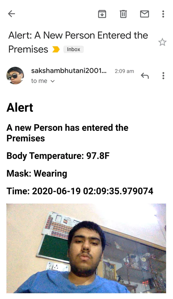 无接触自动体温和口罩检测终端图6