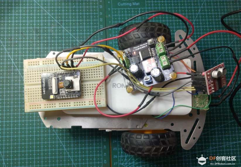 ESP32-CAM做的摄像头小车图3