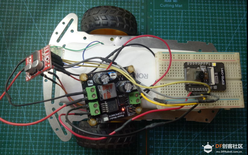 ESP32-CAM做的摄像头小车图4