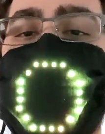 发光逗趣口罩图2