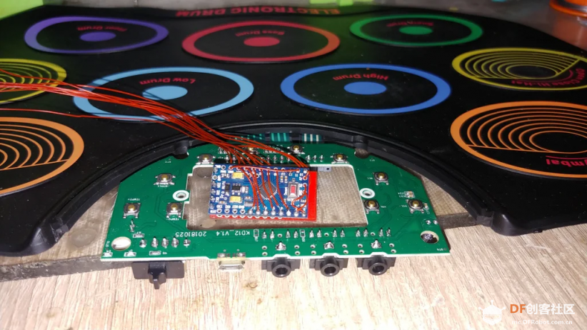 基于Python和Arduino的MIDI架子鼓图13
