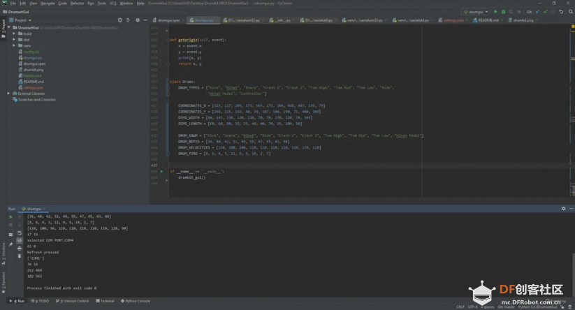 基于Python和Arduino的MIDI架子鼓图16