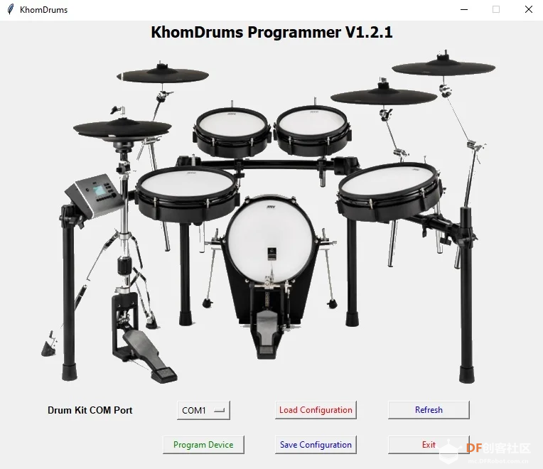 基于Python和Arduino的MIDI架子鼓图17