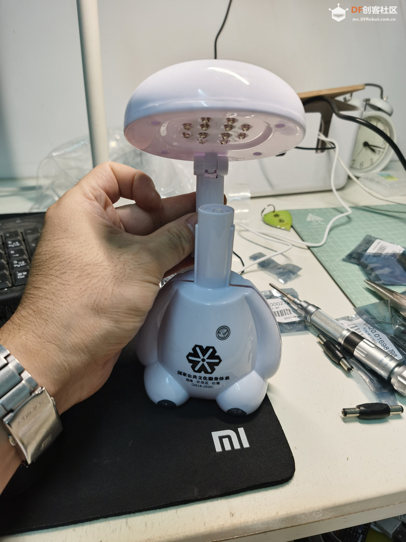 简易继电器模块试用测评2：用小度音箱语音控制台灯图3