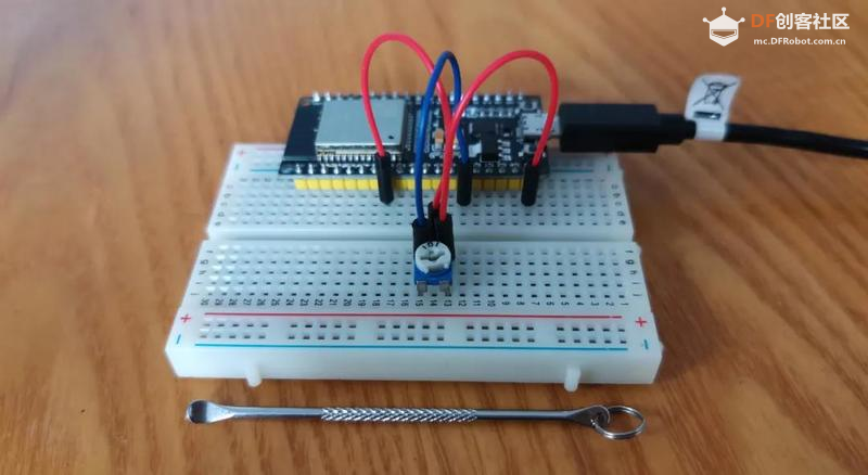 利用Phyphox和ESP32蓝牙做分压电路实验图1