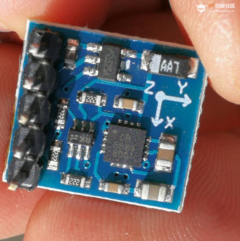 【Arduino】168种传感器模块系列实验（158）---QMC5883L三轴罗盘图1