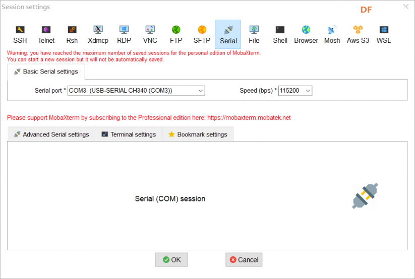 【Maxpy】K210使用部分串口终端工具全是黑屏[已解决]图3