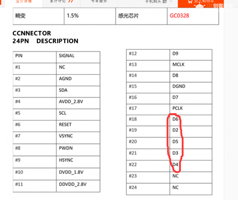 GC0328接线问题图1