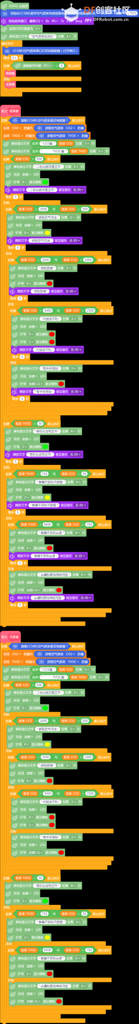 用掌控板做一款办公室空气质量检测仪，呵护您的健康！图7