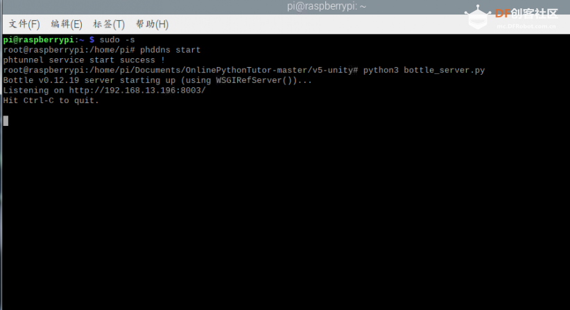 搭建基于内网穿透技术的python tutor可视化工具图5