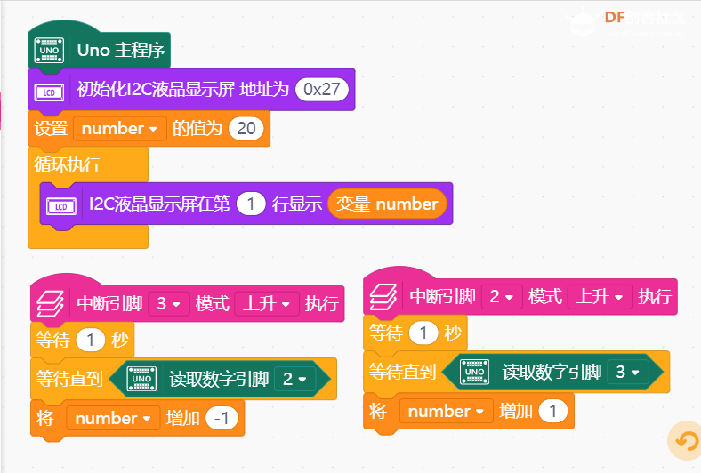 请教一下，如何通过两个红外传感器实现人员进出计数功能图2