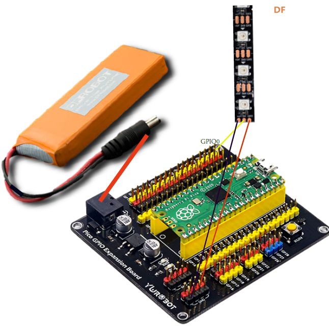 用raspberry pi pico控制全彩灯带图4