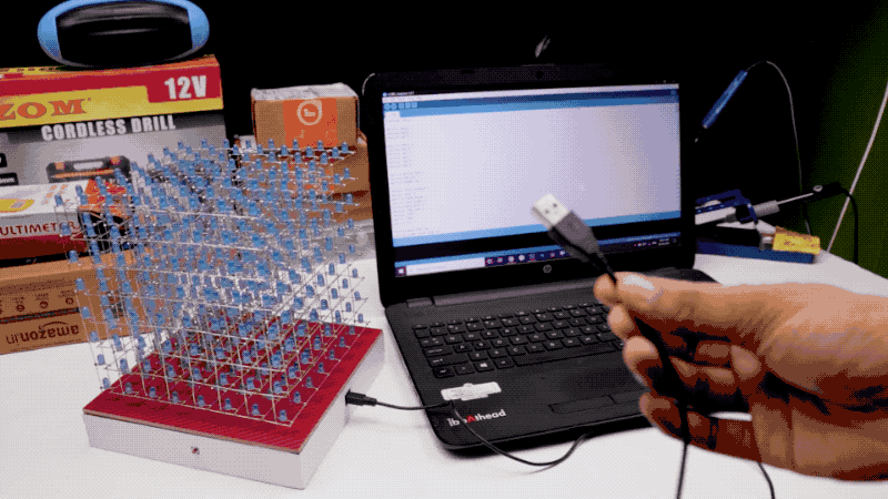 自制一个永不过时的8x8x8 LED光立方图39