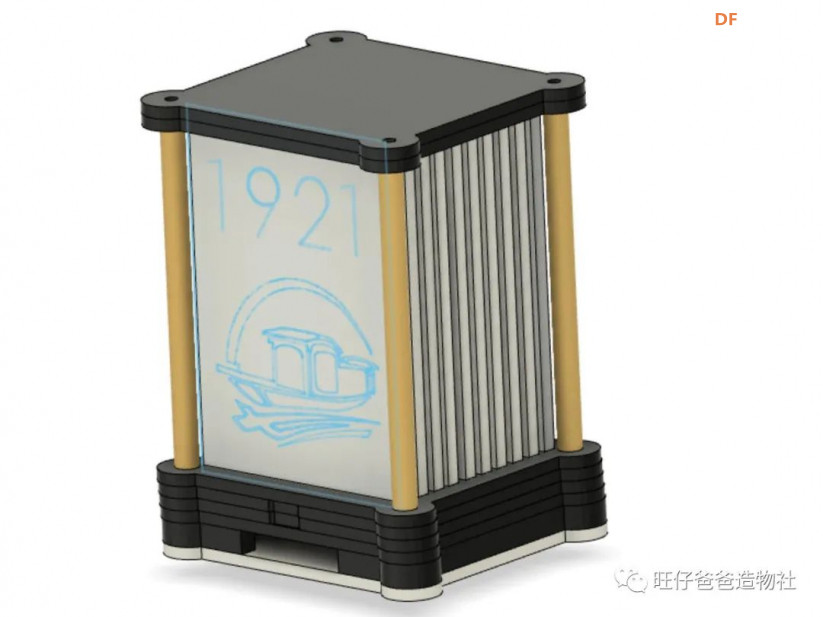 建党百年 | 教你用esp32点亮10片亚克力重温百年党史图11