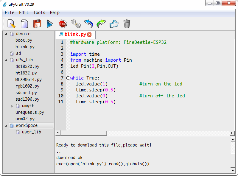 micropython专用IDE uPyCraft发布图1