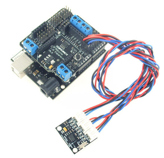 Arduino加速度传感器与Processing幻彩立方的互动图3