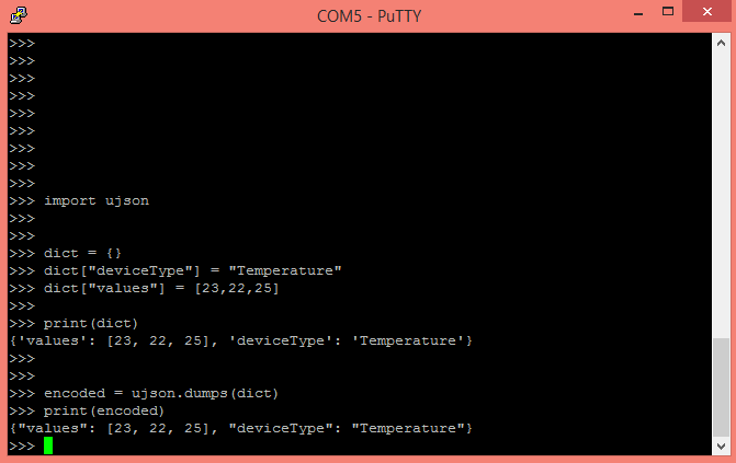 ESP32 MicroPython教程：编码JSON图1