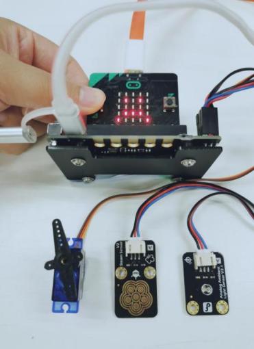 「BXY」micro:bit 高中信息技术教程—智能晾衣架图12