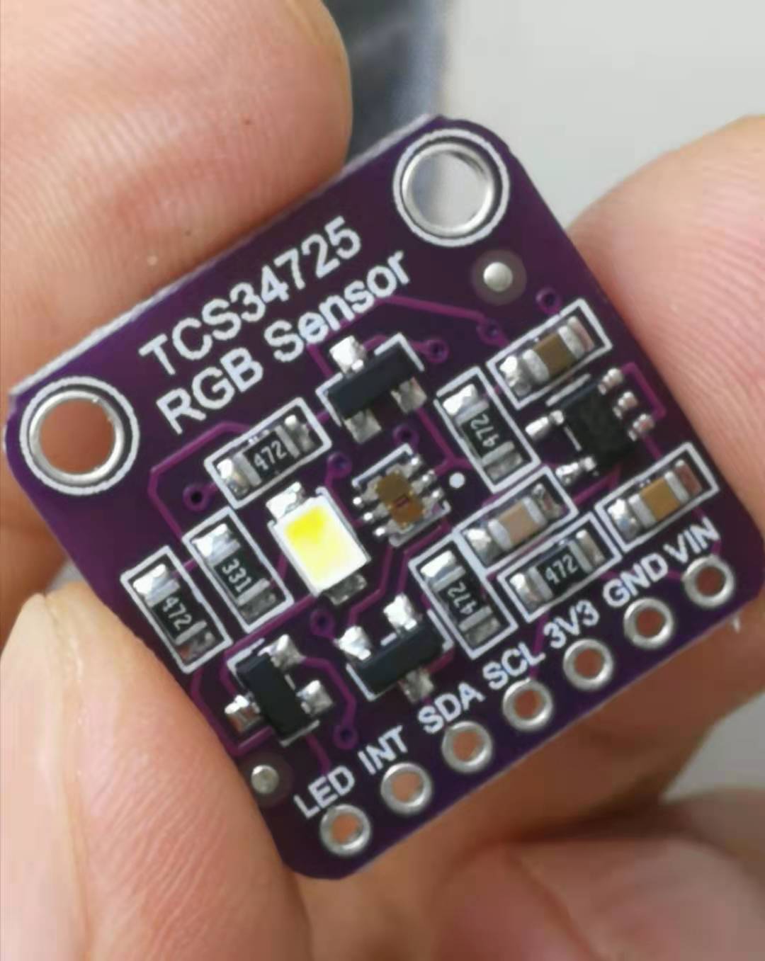 【花雕学编程】Arduino动手做（193）--TCS34725模块2个小实验图2