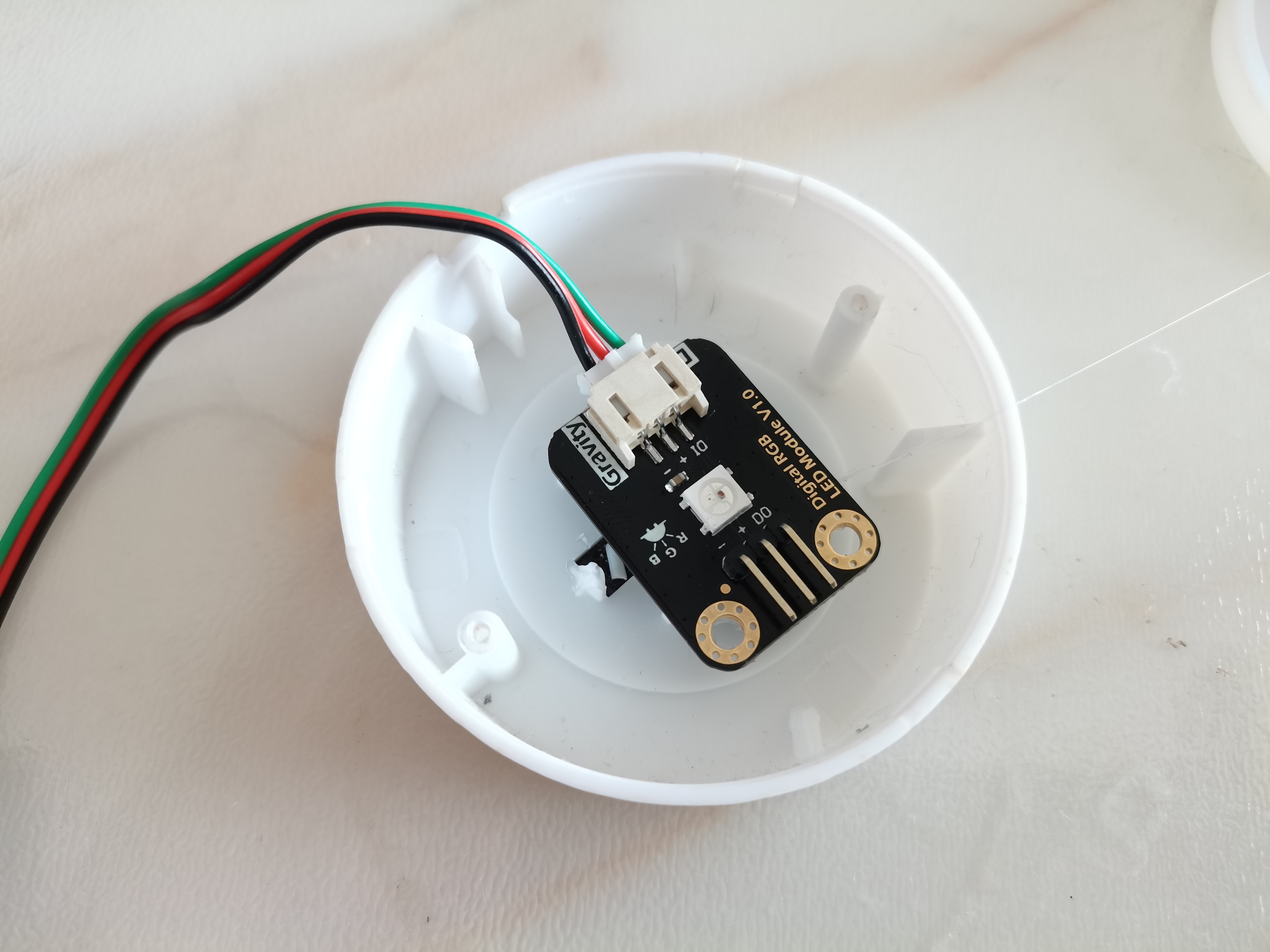 【试用测评】FireBeetle ESP32-E扩展板——温感灯图4