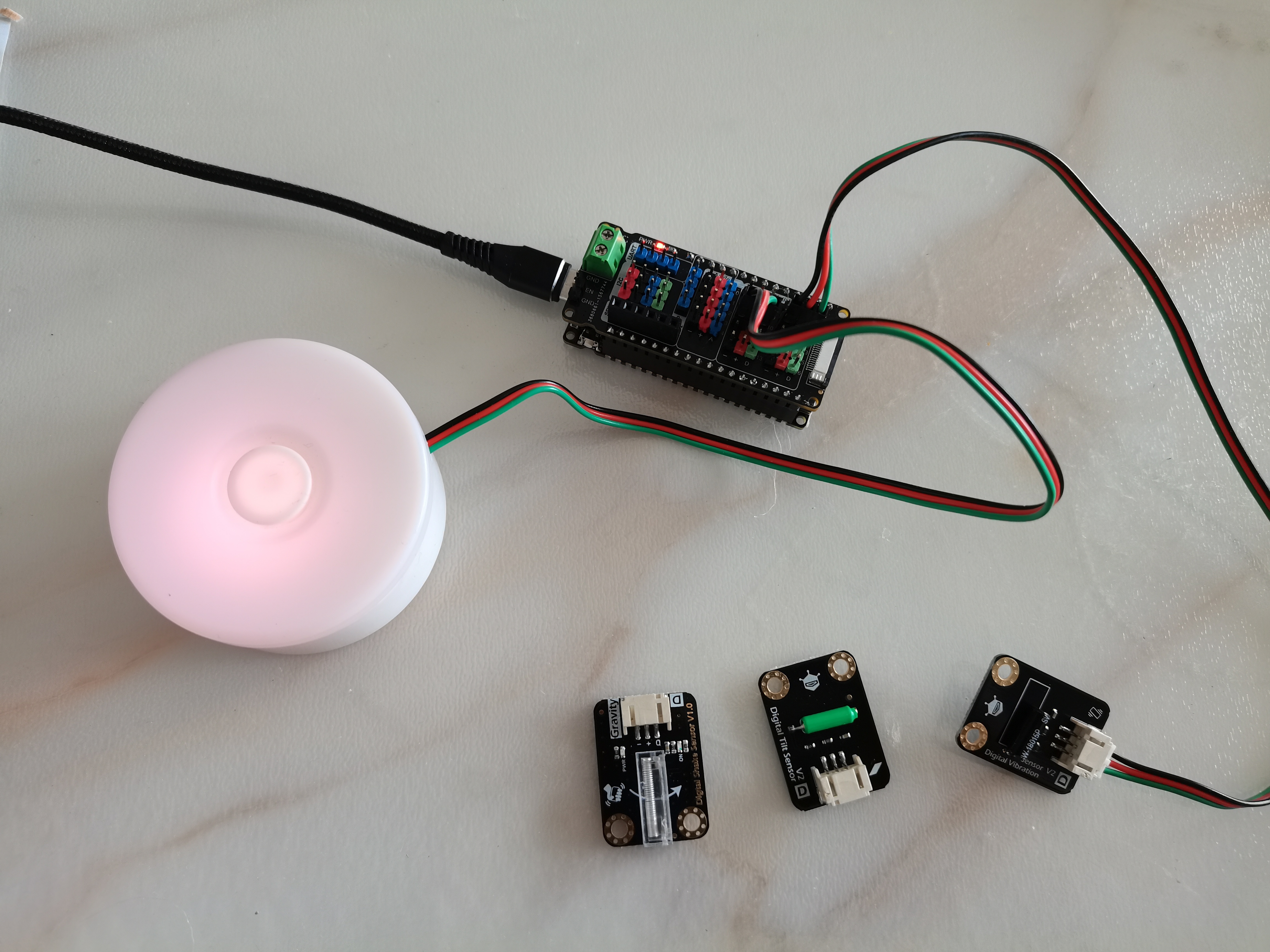 【试用测评】FireBeetle ESP32-E扩展板——晃动灯 方向灯图4