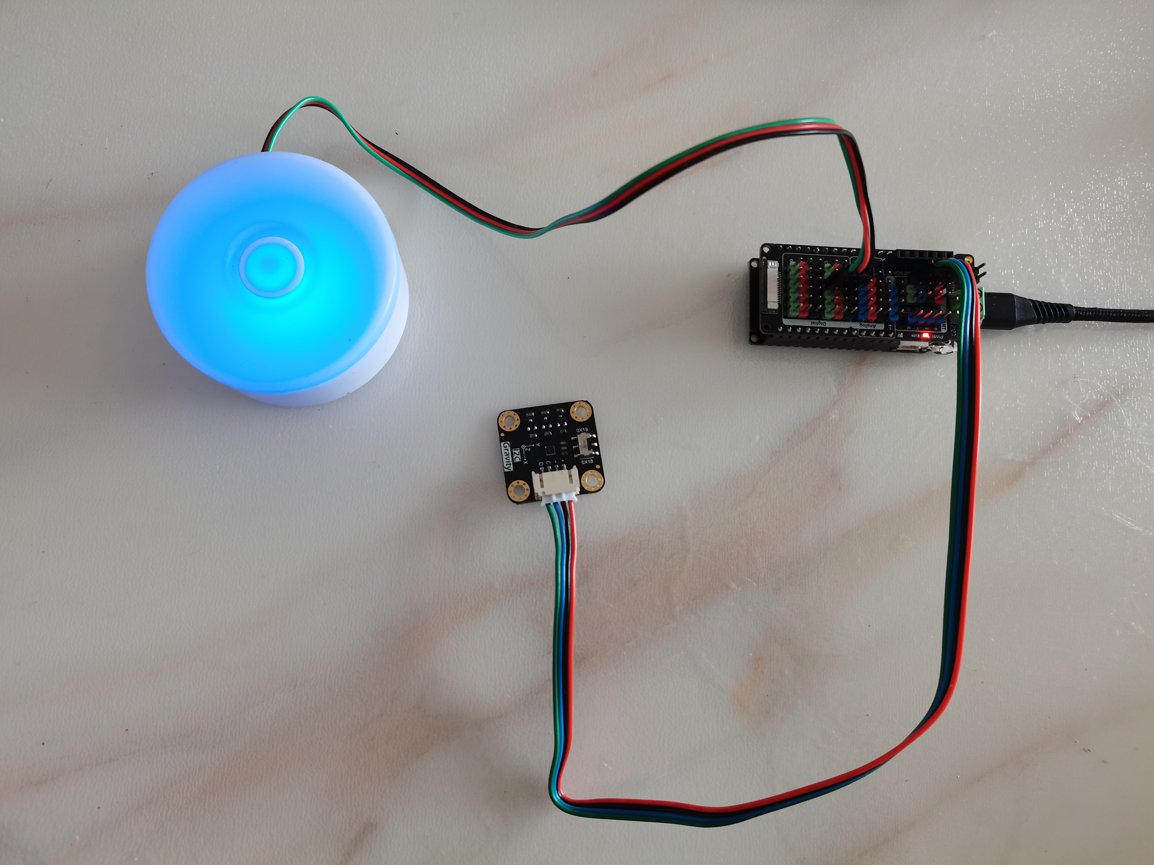 【试用测评】FireBeetle ESP32-E扩展板——晃动灯 方向灯图6