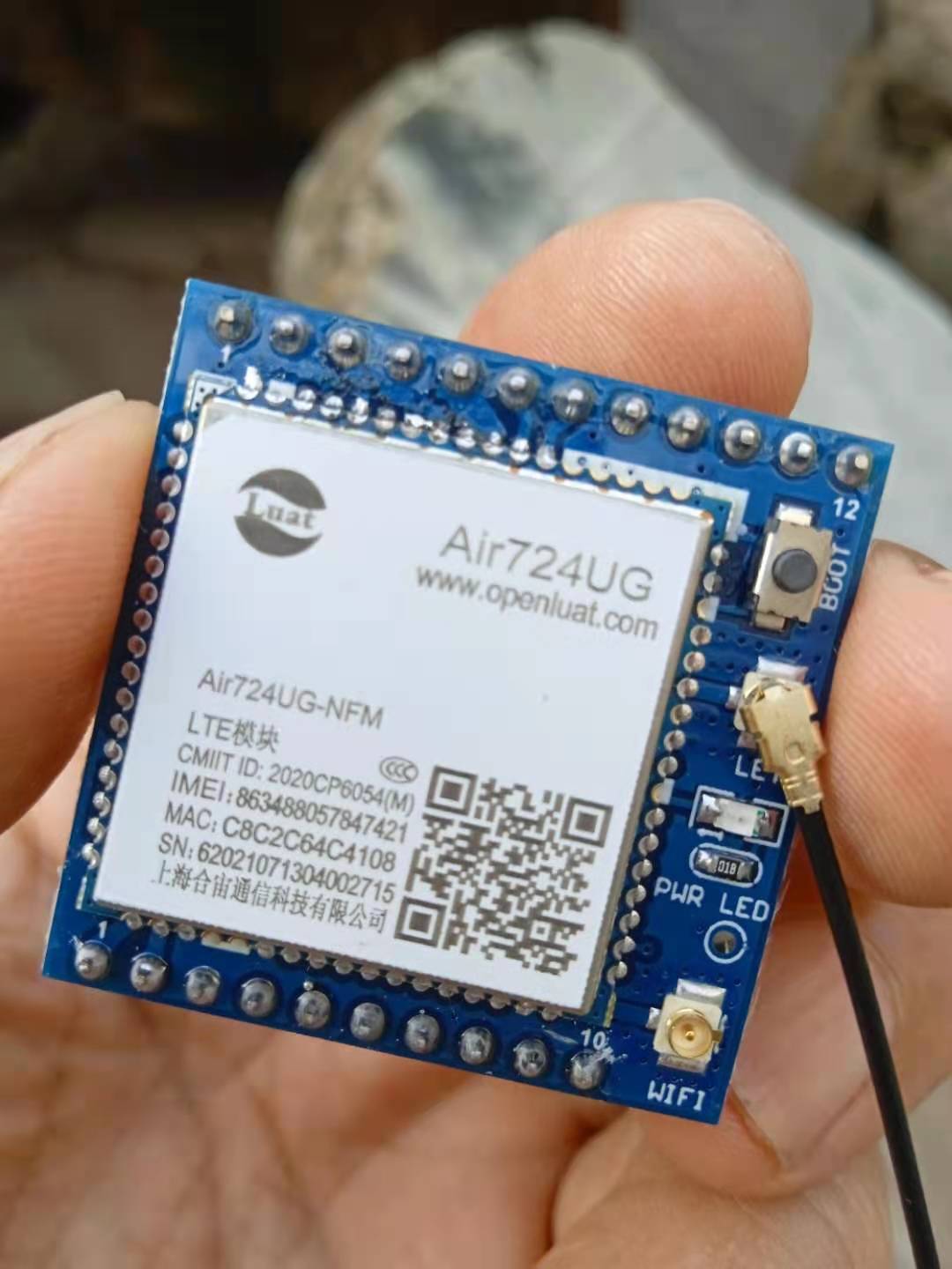 【Arduino】168种传感器系列实验（203）---Air724UG Cat14G模块图1