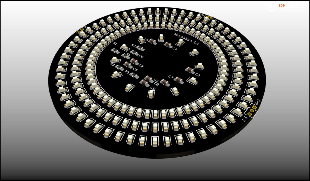 用ESP32做一个带有200个LED的物联网手表图5