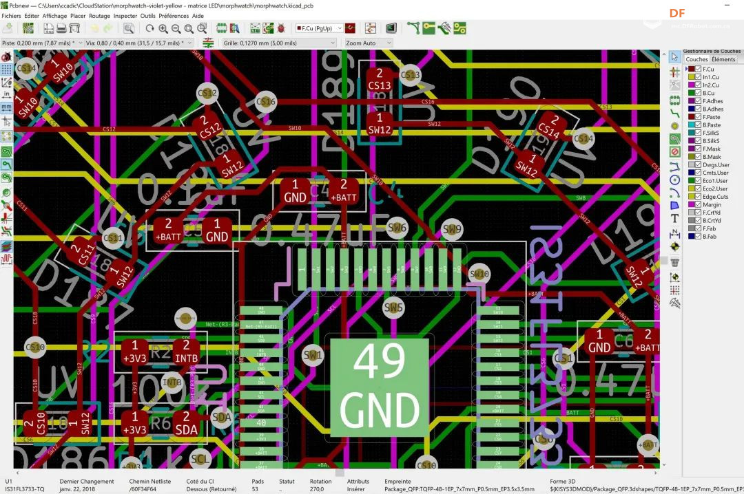 用ESP32做一个带有200个LED的物联网手表图6