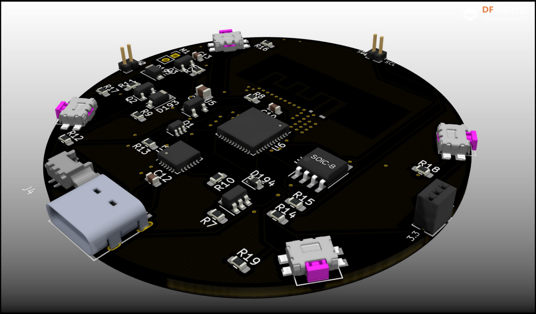用ESP32做一个带有200个LED的物联网手表图13