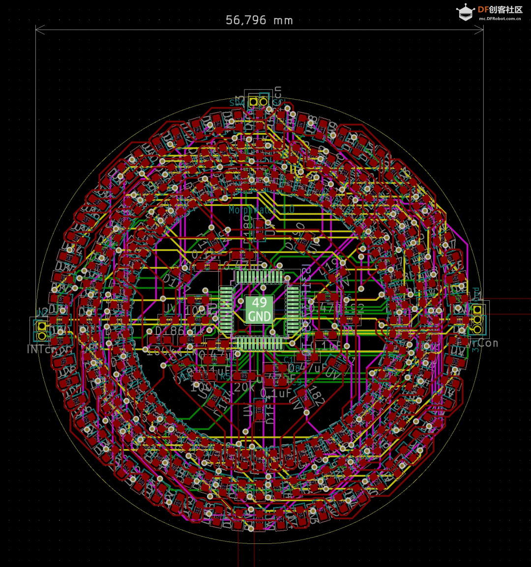 用ESP32做一个带有200个LED的物联网手表图15