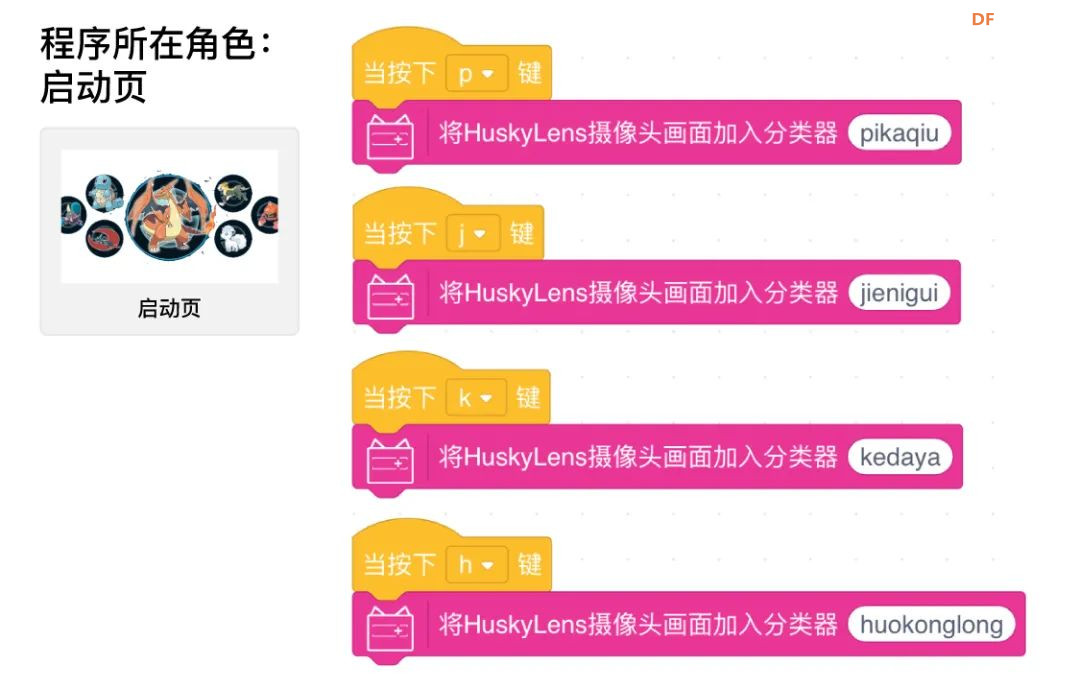 【Mind+Huskylens趣味AI入门】系列课程—08 神奇宝贝图鉴图21