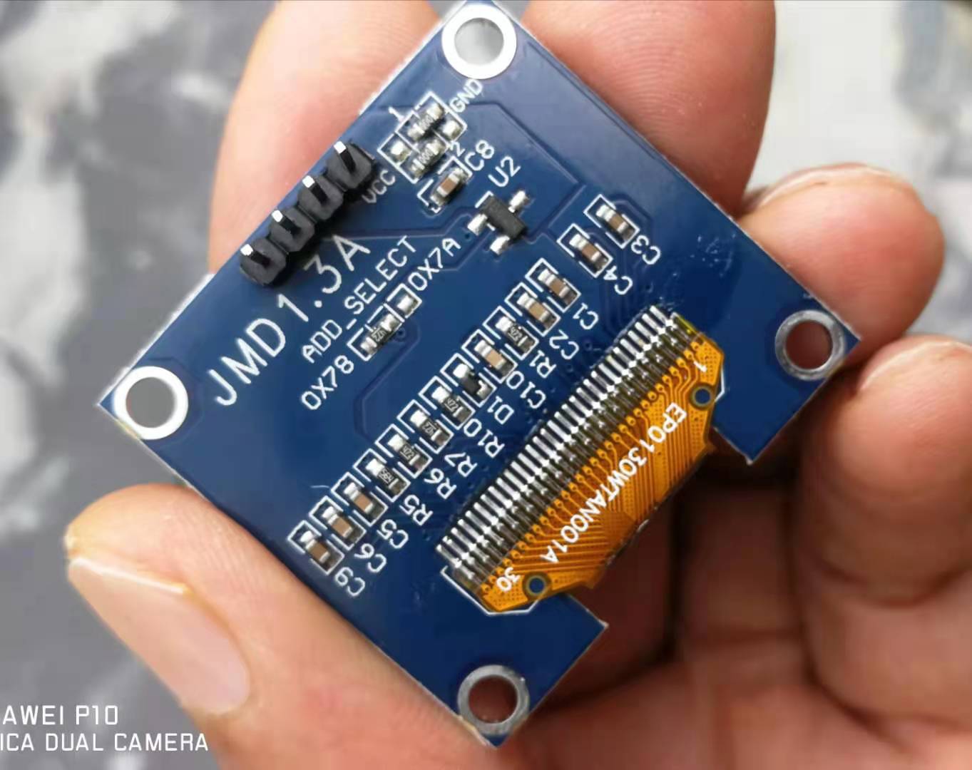 【Arduino】168种传感器系列实验（181）---1.3寸OLED液晶屏模块图2