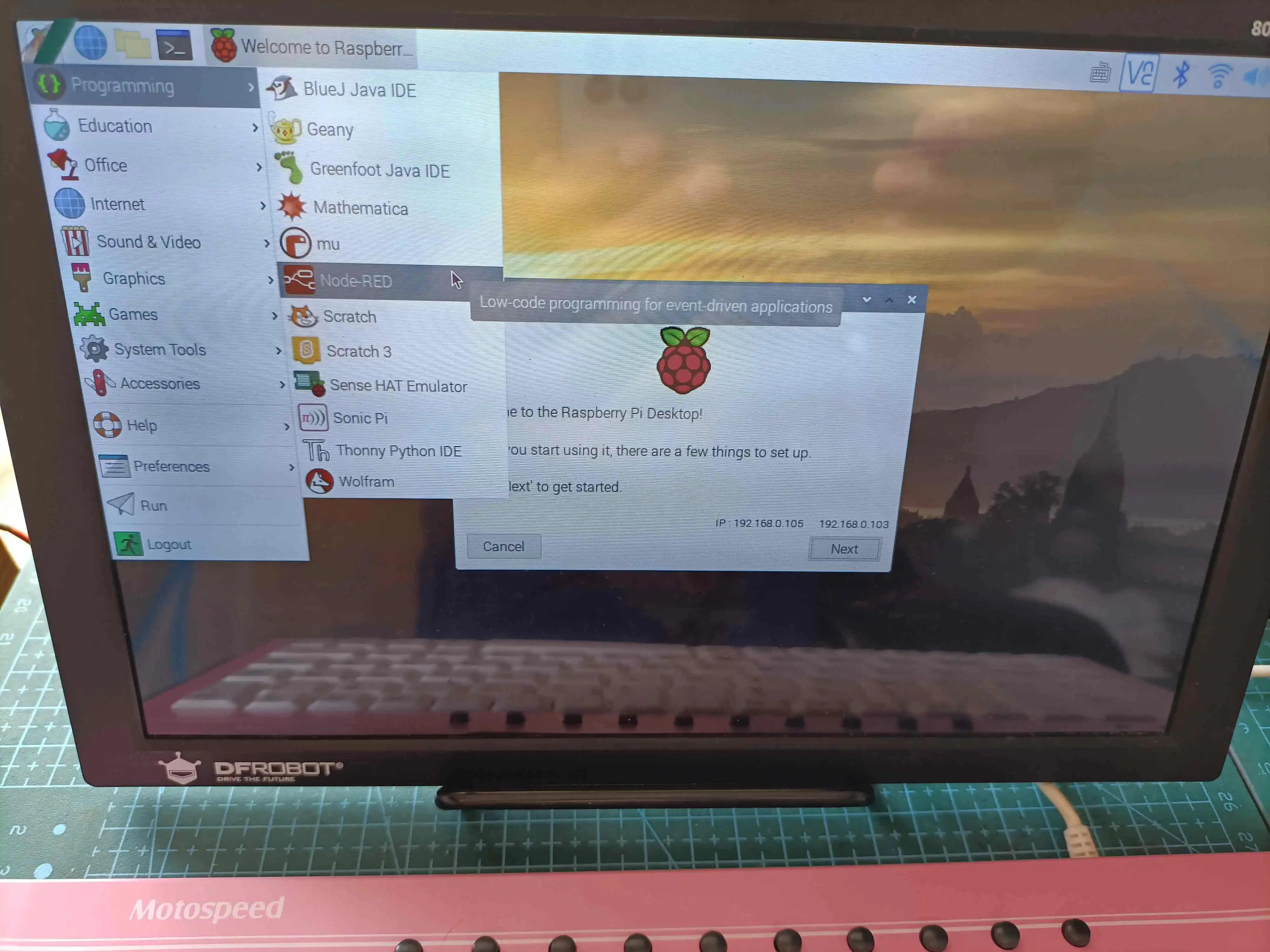 NodeRed和MQTT来监测远端设备温度图6