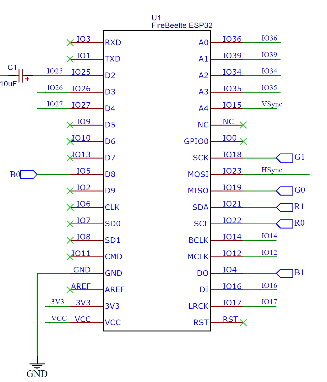 FireBeetle 做一个 VGA 时钟图4