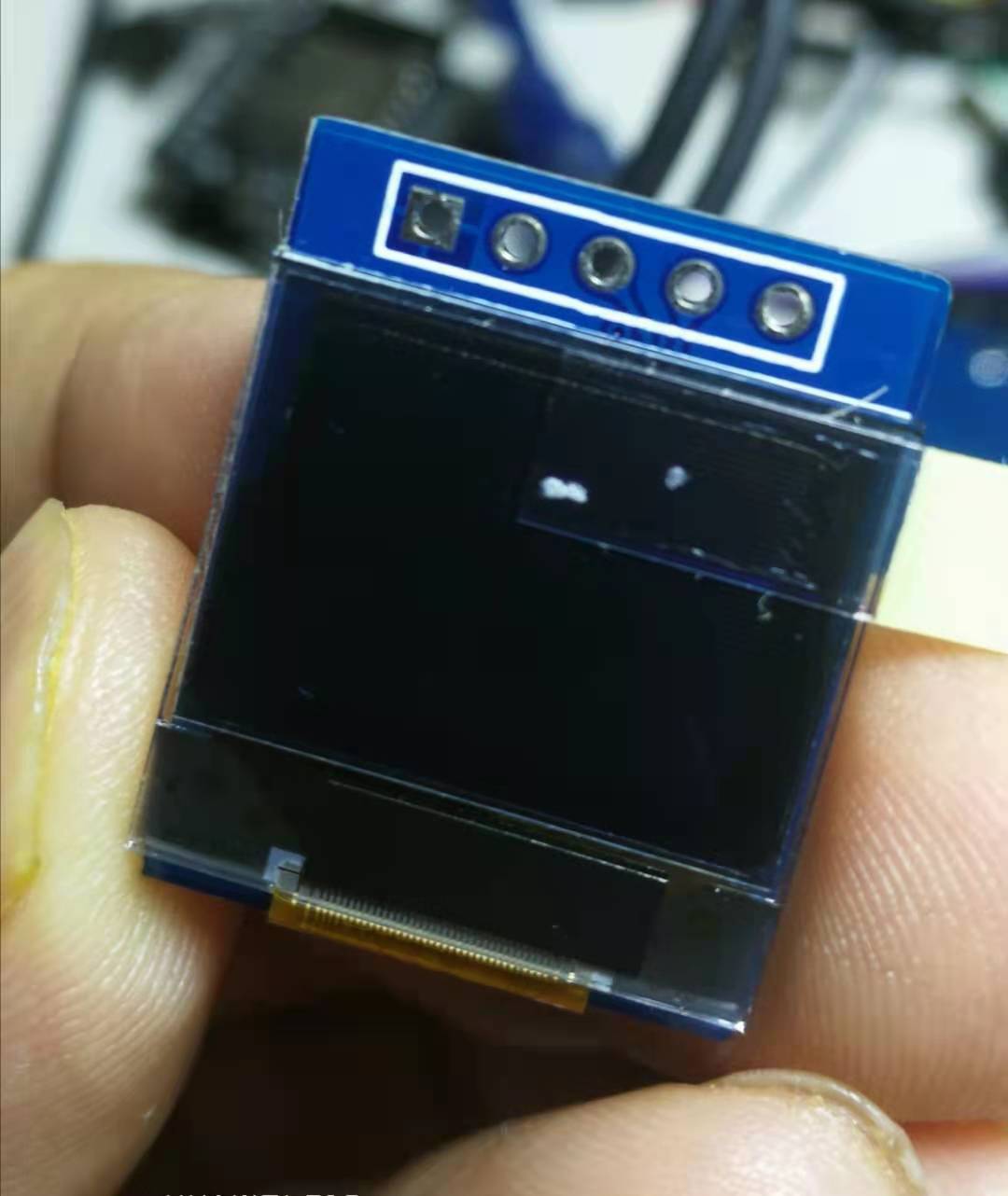 【Arduino】168种传感器模块系列实验（179）---0.66寸OLED液晶屏图1