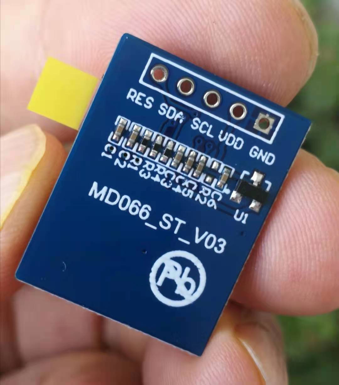 【Arduino】168种传感器模块系列实验（179）---0.66寸OLED液晶屏图2