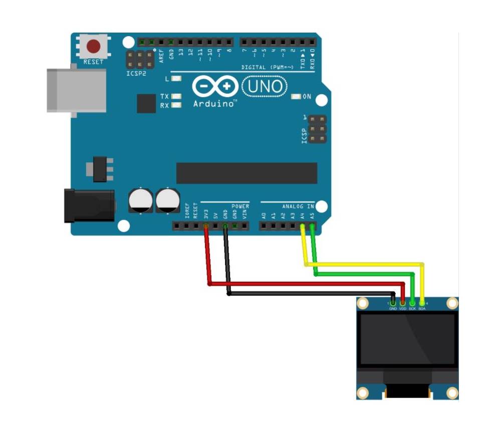 【Arduino】168种传感器模块系列实验（179）---0.66寸OLED液晶屏图3