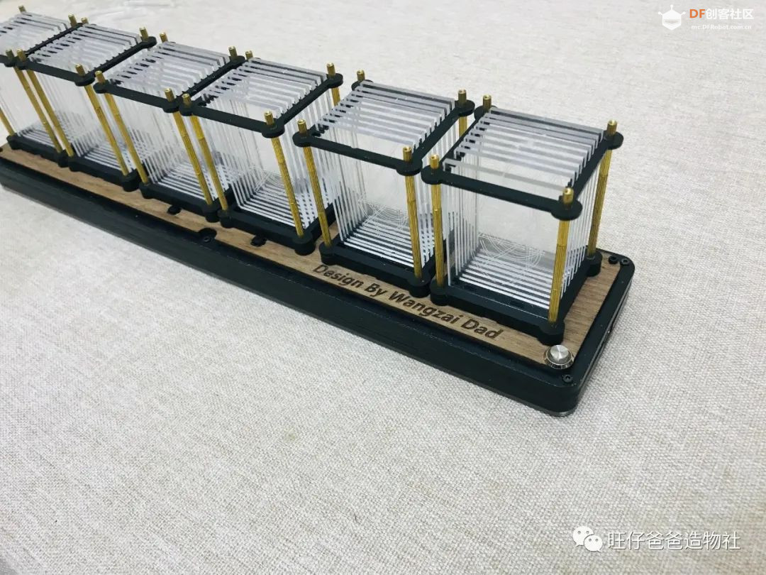 【开源】创客奶爸手把手教你制作拟辉光管时钟图35