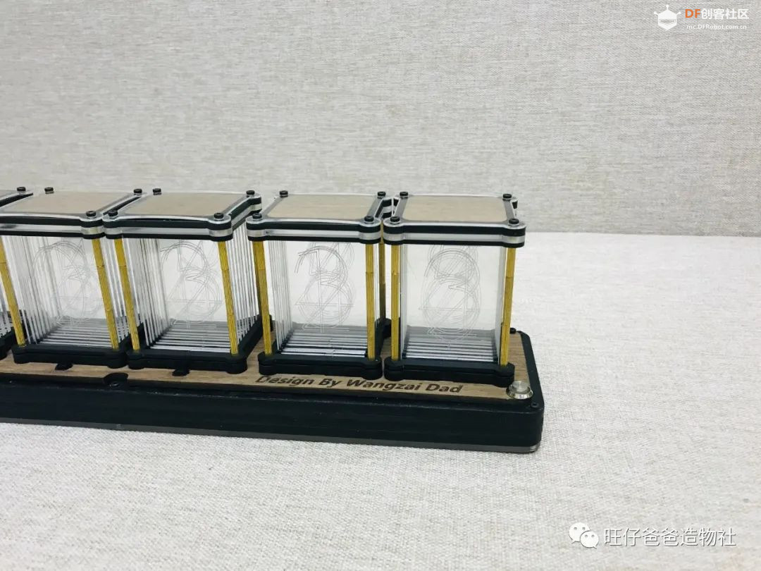 【开源】创客奶爸手把手教你制作拟辉光管时钟图38