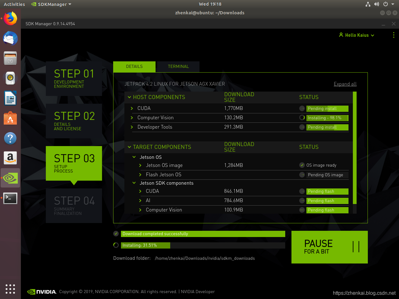 Nvidia Jetson Xavier 开机配置+刷机+部署ROS（刷机需谨慎）图6