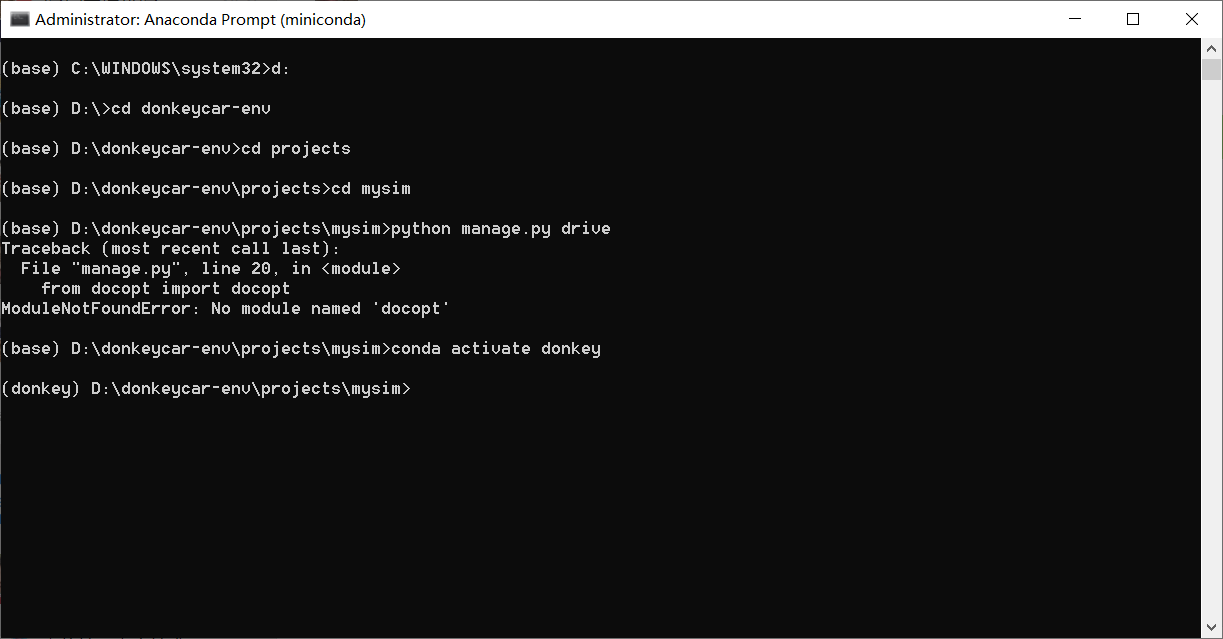 【项目】重拾漂移驴车项目-windowsPC端配置及GYM模拟器配置图7
