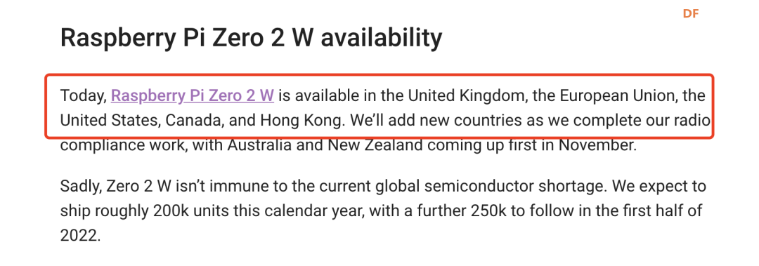 Zero 家族的第三个成员来了！树莓派Zero 2 W正式发布！售价1...图7