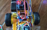 Mind+控制Arduino小车可以同时实现红外遥控和超声波避障功能图1
