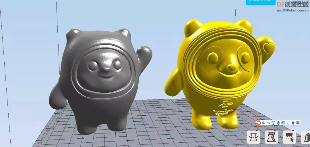 自己3D打印一个全网抢不到的冰墩墩！图10