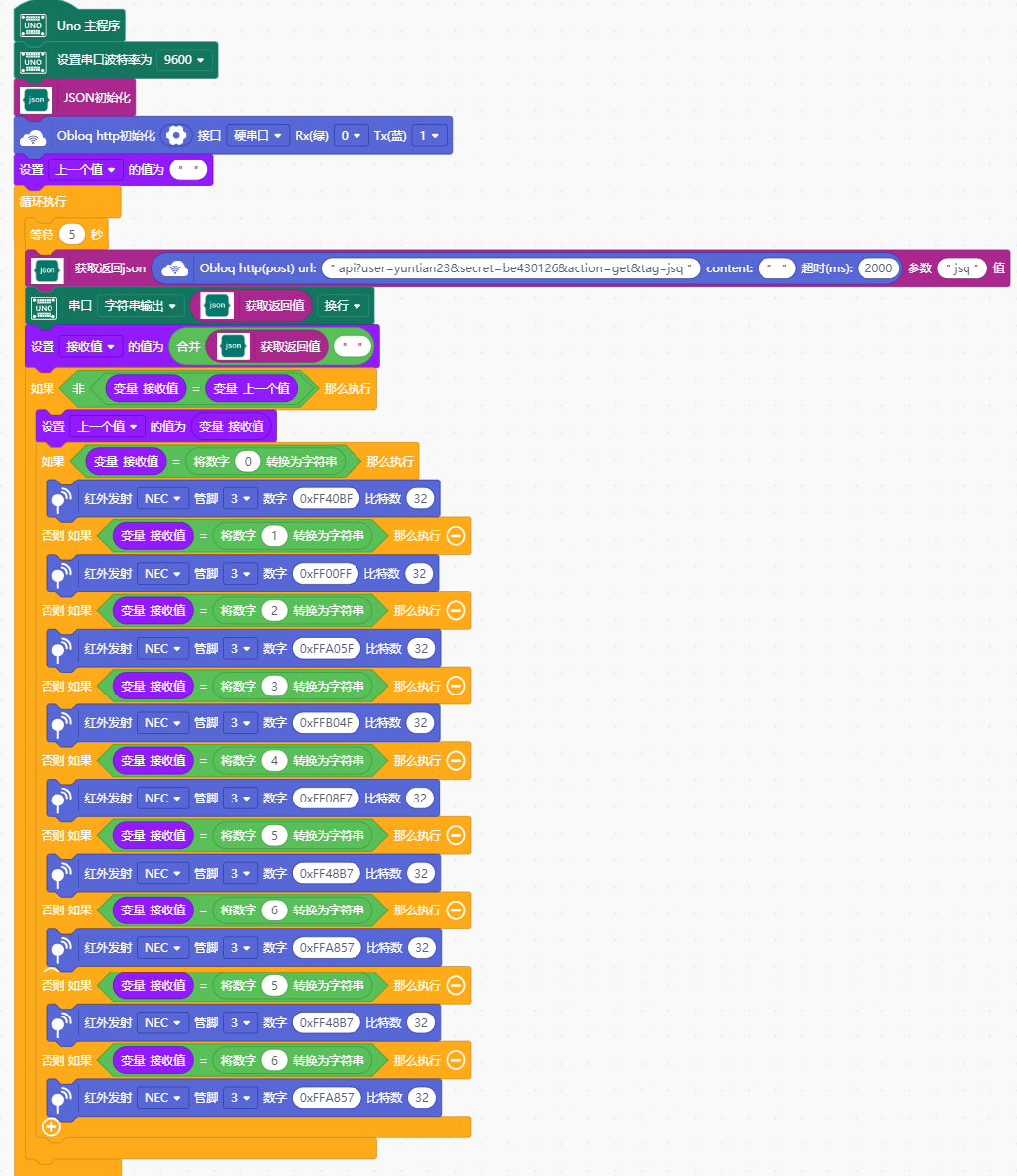 DFRduino UNO R3-EDU+OBLOQ+红外+小度=智能空气净化器图21