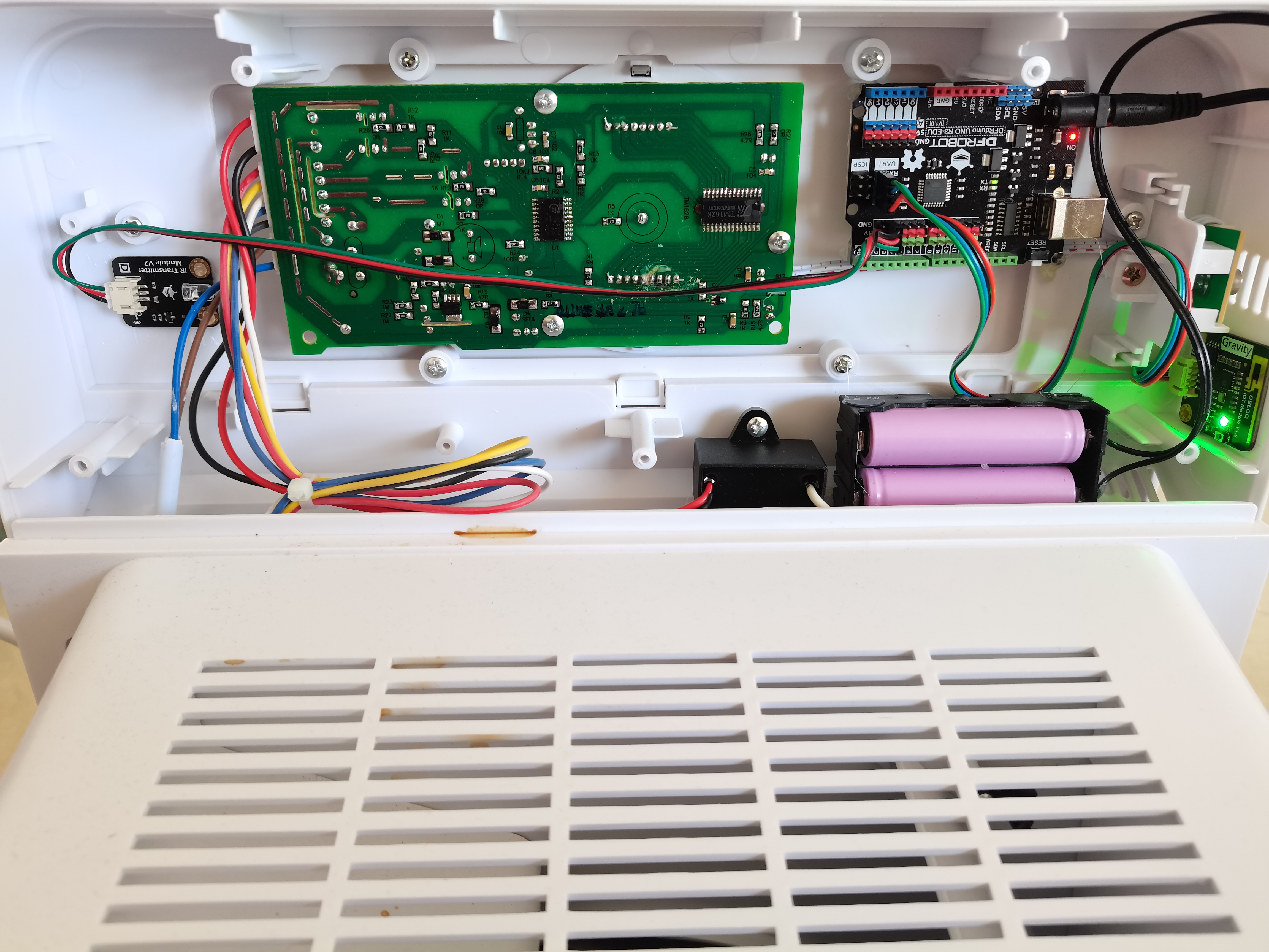 DFRduino UNO R3-EDU+OBLOQ+红外+小度=智能空气净化器图22