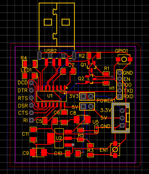 做一个 ESP32 S2 模块测试板子图2