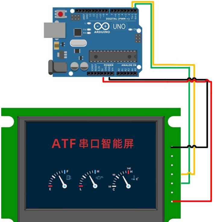 使用ArduinoUNO和ATF070串口屏制作电子音乐相册图1