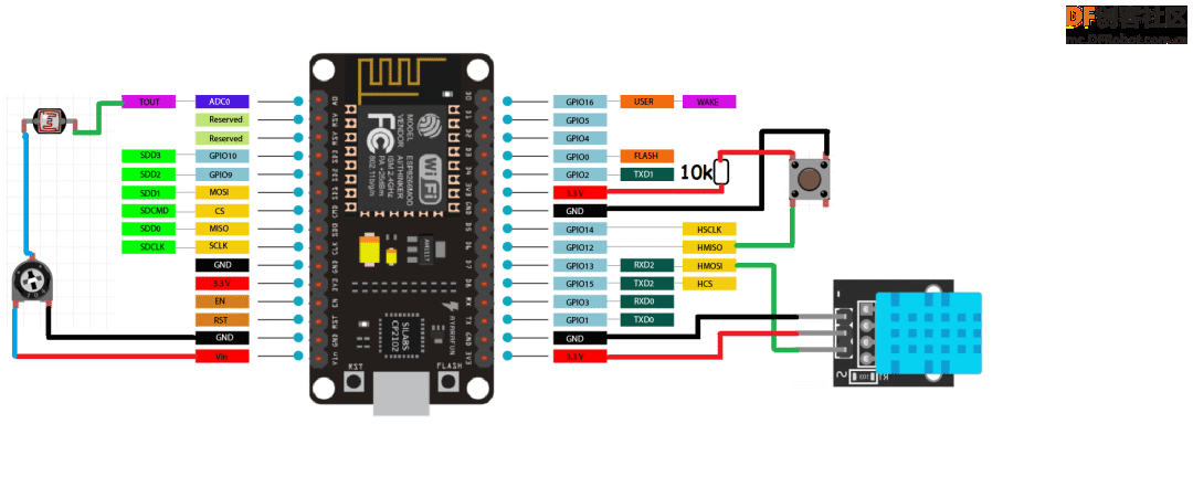 用ESP8266做一个高颜值的RGB时钟！图14
